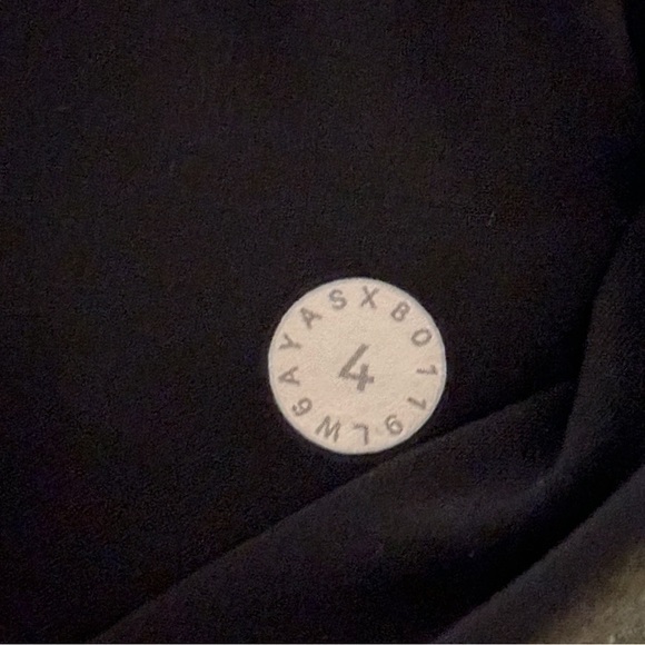 Lululemon Black Cropped Wide Leg Dress Pants Tie Waist Paper Bag Noir Crop 4 - Picture 6 of 6